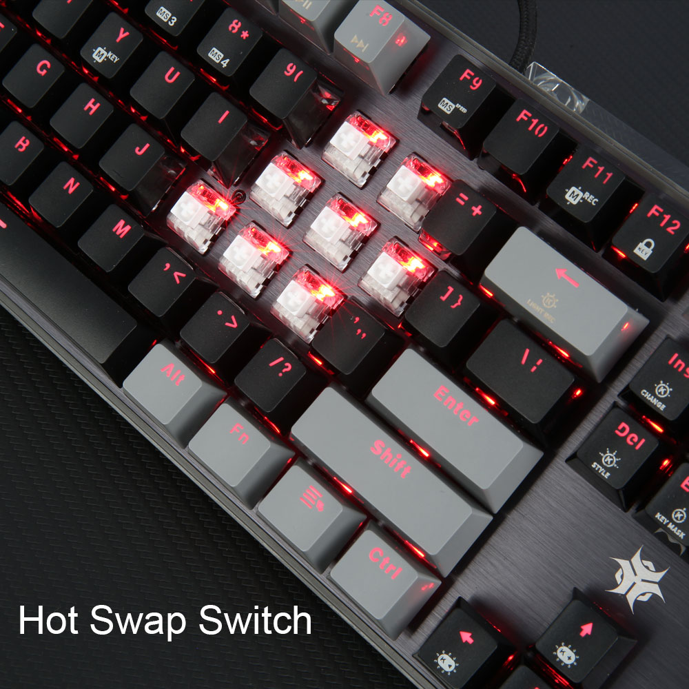 Clavier mécanique HEXGEARS GK7 - Pc Gaming Pink avis et prix