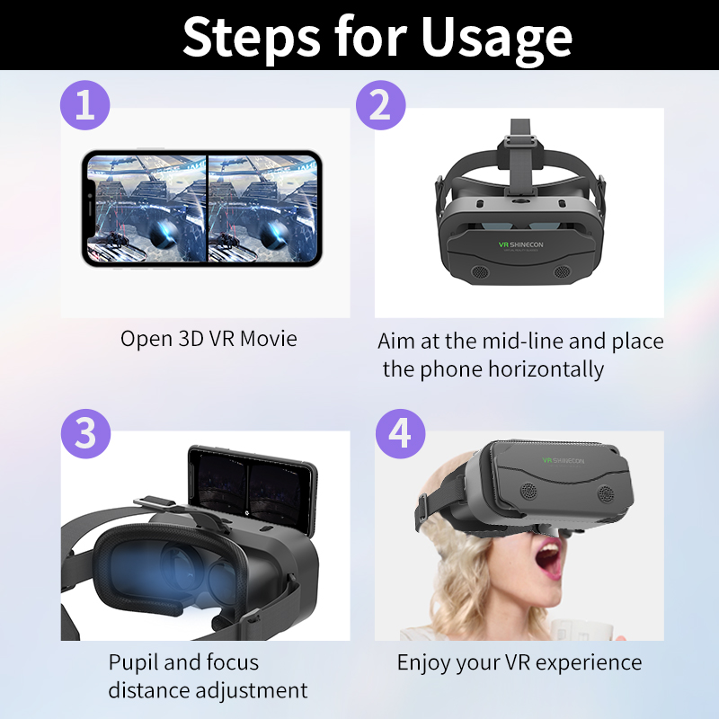Lunettes VR G10 G13 IMAX, écra - Vr Headset Pc avis et prix